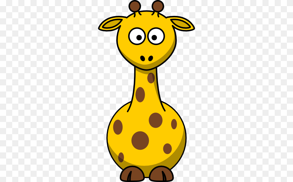 Giraffe Front Clip Art, Animal, Deer, Mammal, Wildlife Png Image