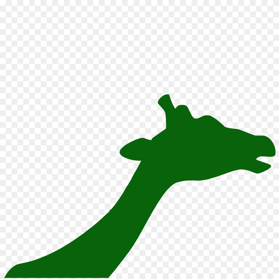 Giraffe Head Silhouette, Animal, Mammal, Kangaroo Free Transparent Png