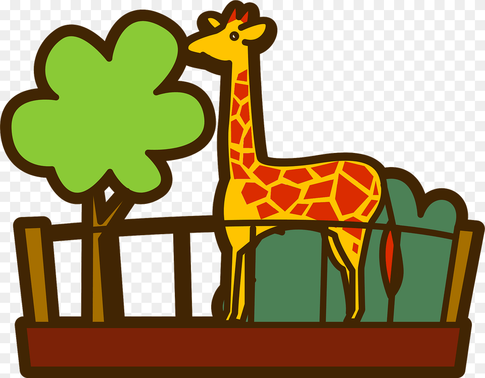 Giraffe In The Zoo Clipart, Animal, Mammal, Wildlife, Kangaroo Free Png Download