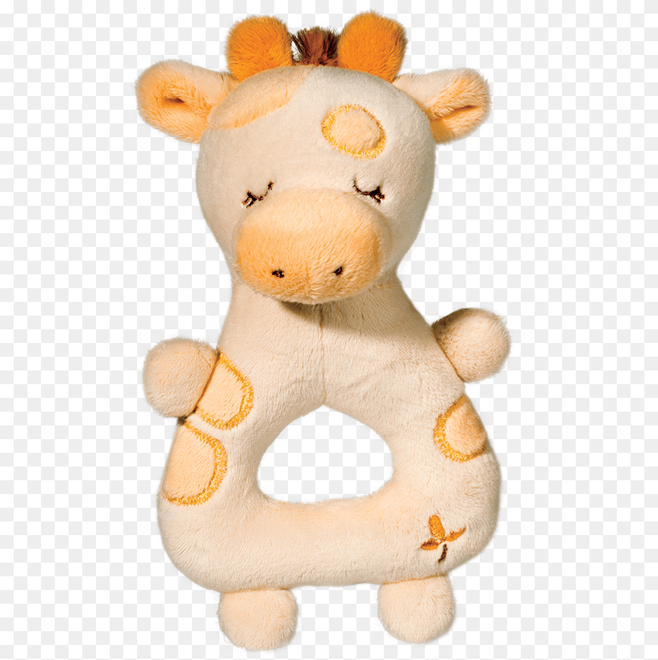 Giraffe Rattle Stuffed Toy, Plush, Teddy Bear Png