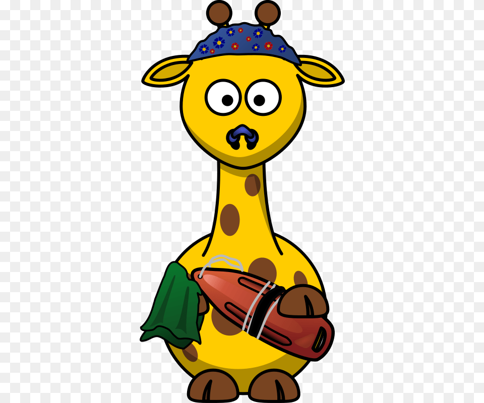Giraffe Schwimmer, Animal, Bear, Mammal, Wildlife Png Image