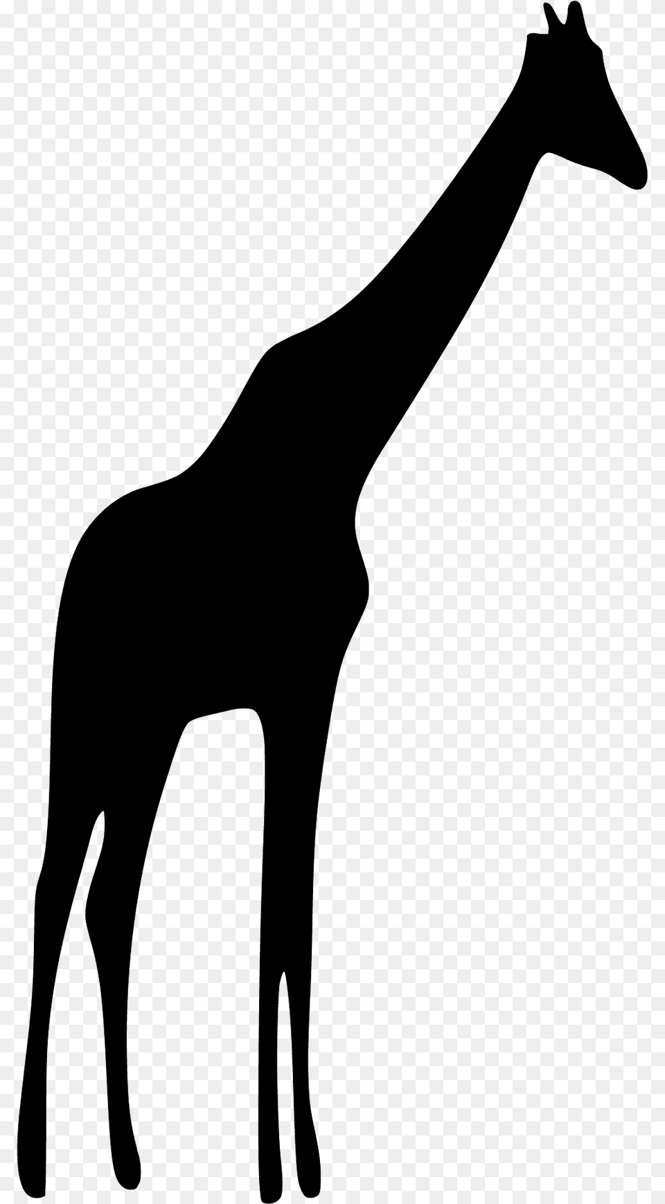 Giraffe Silhouette, Animal, Blade, Dagger, Knife Free Png