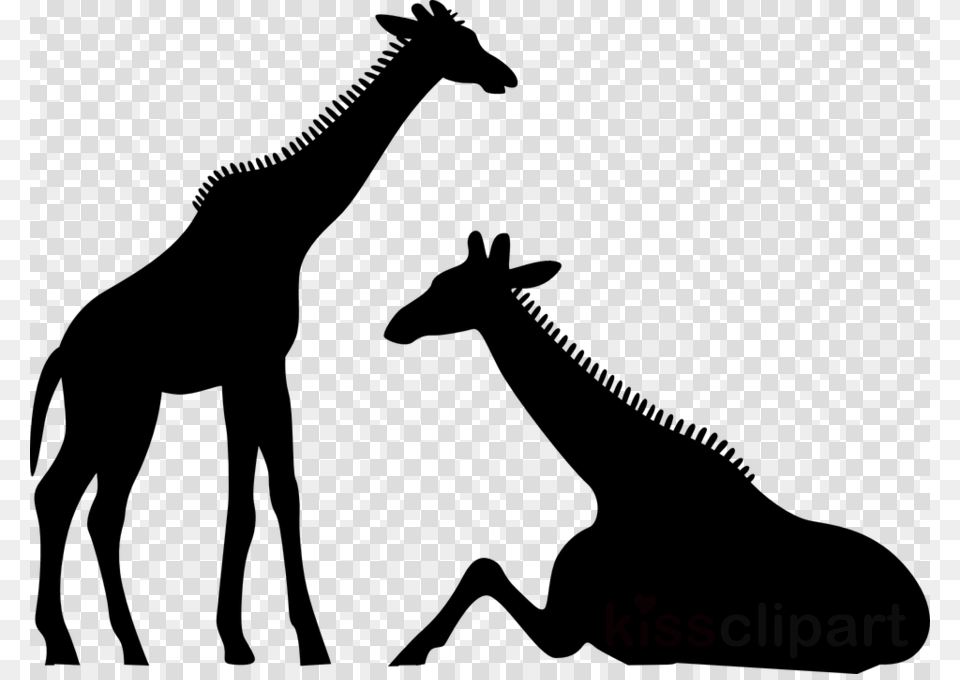 Giraffe Silhouette Sitting Clipart Silhouette The White Clip Art, Chess, Game, Animal, Mammal Free Transparent Png