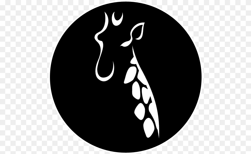 Giraffe Symbol, Stencil Free Png Download
