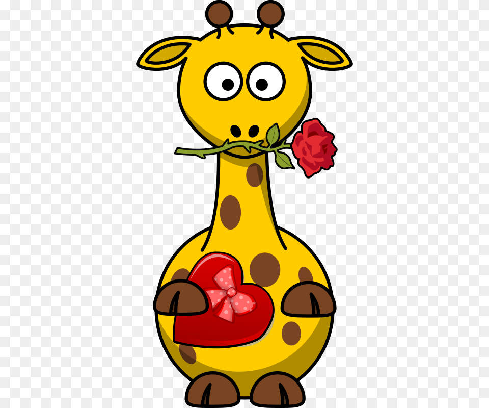 Giraffe Verliebt, Cutlery, Spoon, Rose, Plant Free Png Download