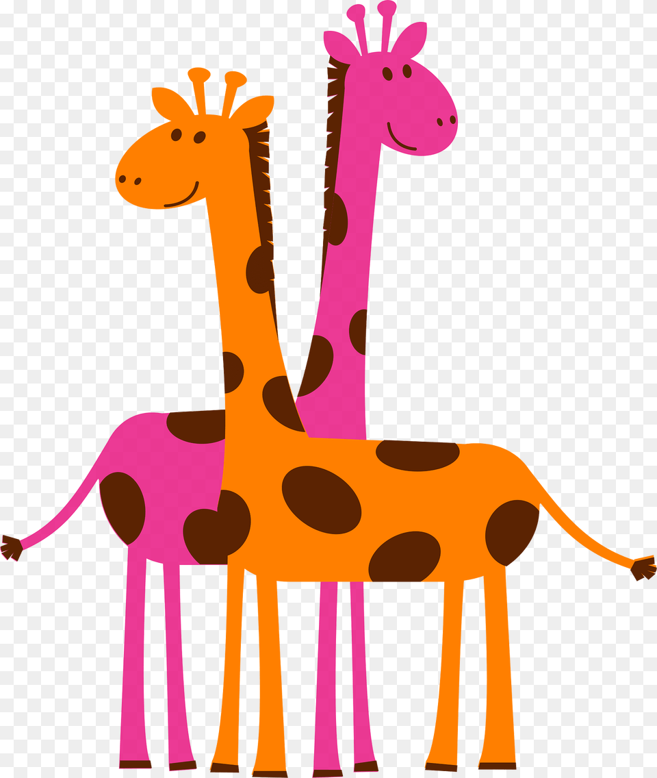 Giraffes Clipart, Animal, Giraffe, Mammal, Wildlife Free Png Download