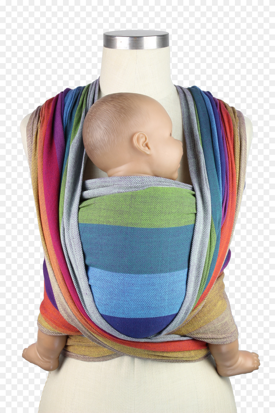 Girasol Woven Wrap Northern Lights Baby Carrier, Person, Blanket Png Image