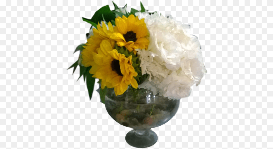 Girasoles Y Lisianthus En Florero Bouquet, Flower, Flower Arrangement, Flower Bouquet, Plant Png Image