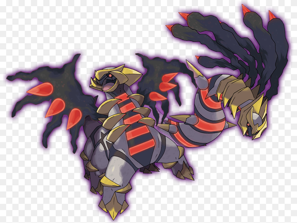 Giratina Altered Form Vs Giratina Origin And Altered, Art, Graphics, People, Person Free Png Download