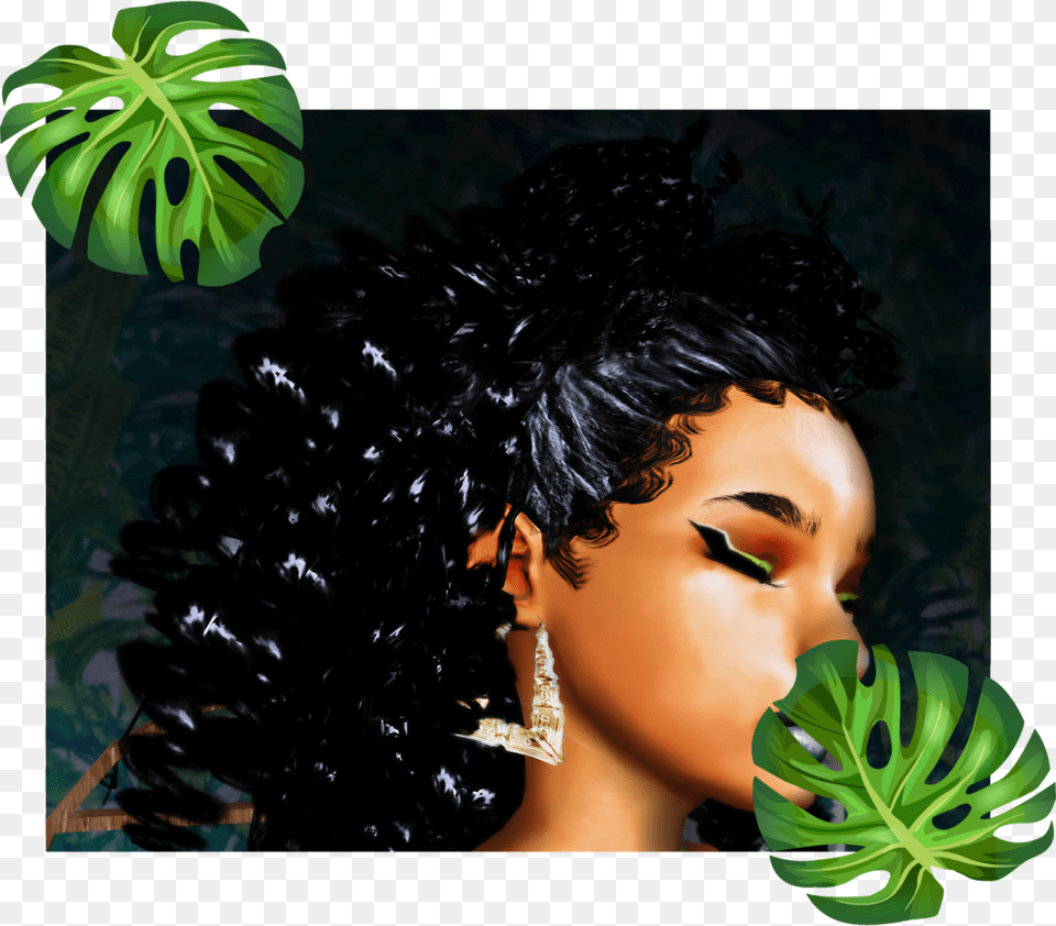 Girl, Accessories, Plant, Earring, Leaf Png Image