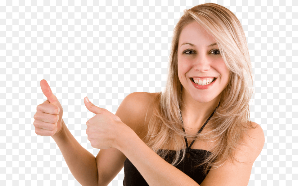 Girl, Adult, Thumbs Up, Person, Hand Png