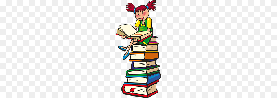 Girl Book, Reading, Publication, Person Png