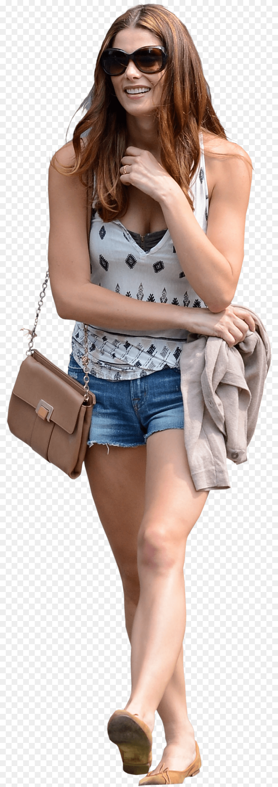 Girl, Accessories, Shorts, Purse, Person Png