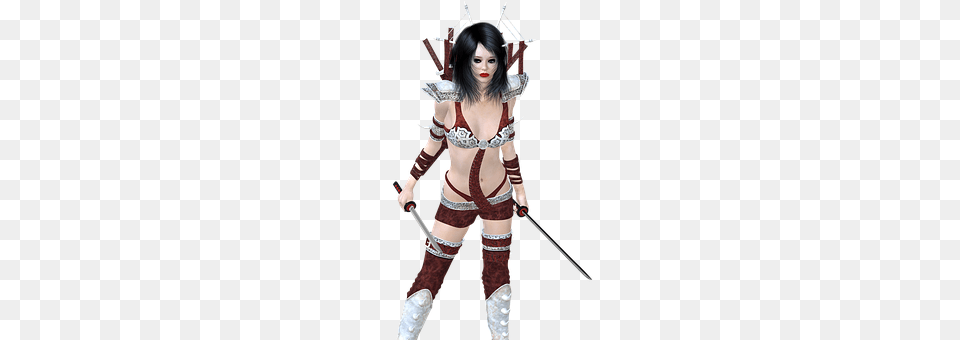 Girl Clothing, Weapon, Costume, Sword Free Transparent Png