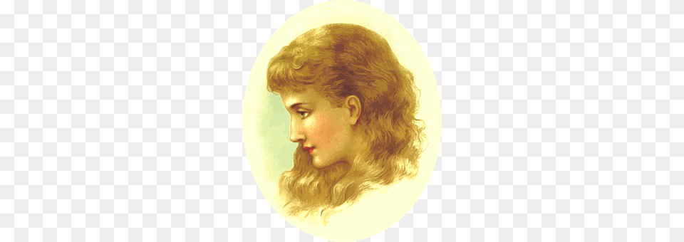 Girl Art, Face, Head, Painting Free Transparent Png