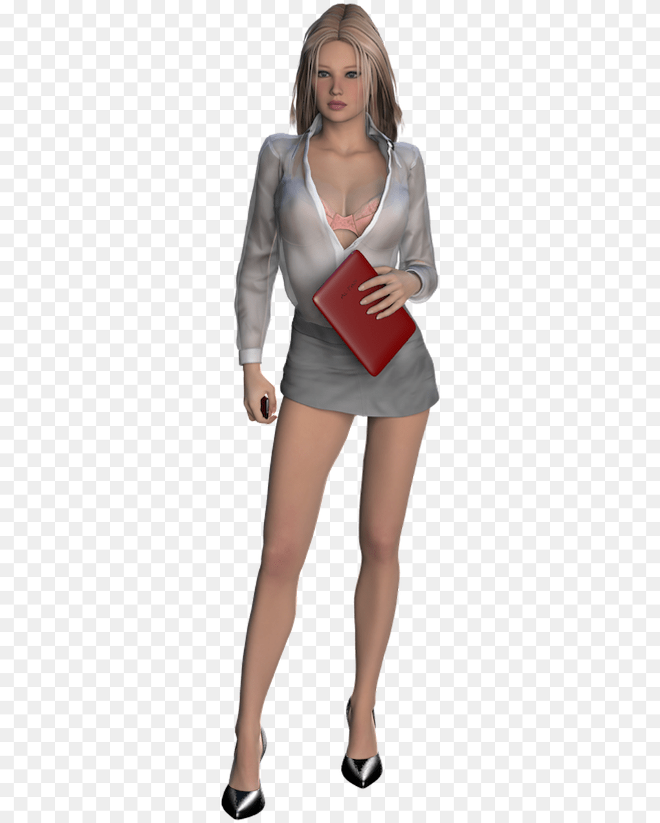 Girl, Long Sleeve, Miniskirt, Skirt, Sleeve Png Image