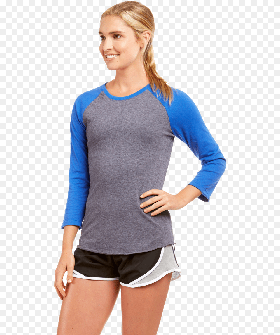 Girl, Long Sleeve, Clothing, Sleeve, Shorts Free Png Download