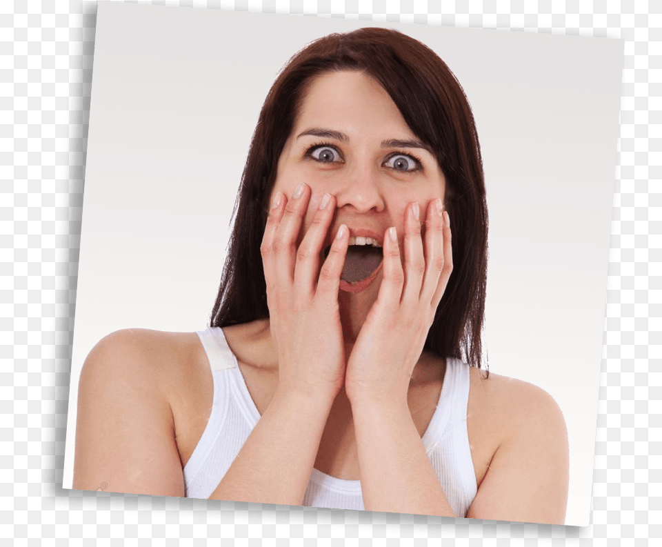 Girl, Face, Head, Person, Surprised Free Png