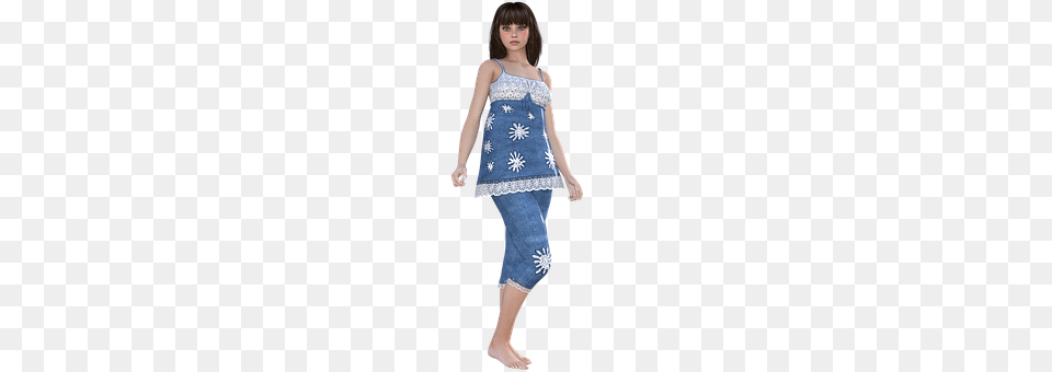 Girl Clothing, Dress, Pants, Linen Png Image