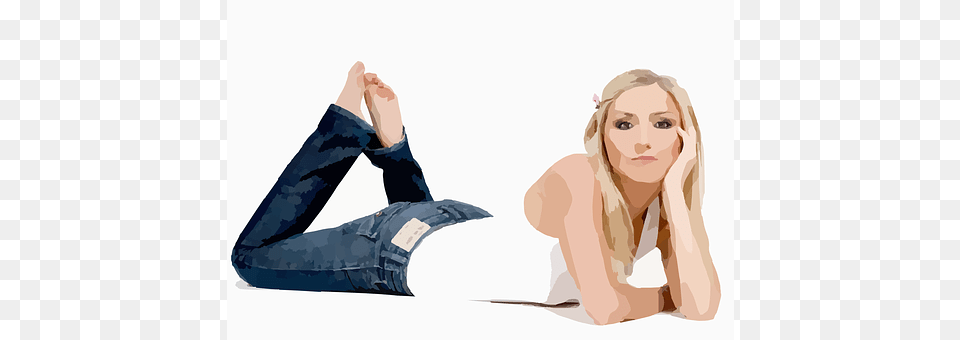 Girl Jeans, Clothing, Pants, Person Png Image