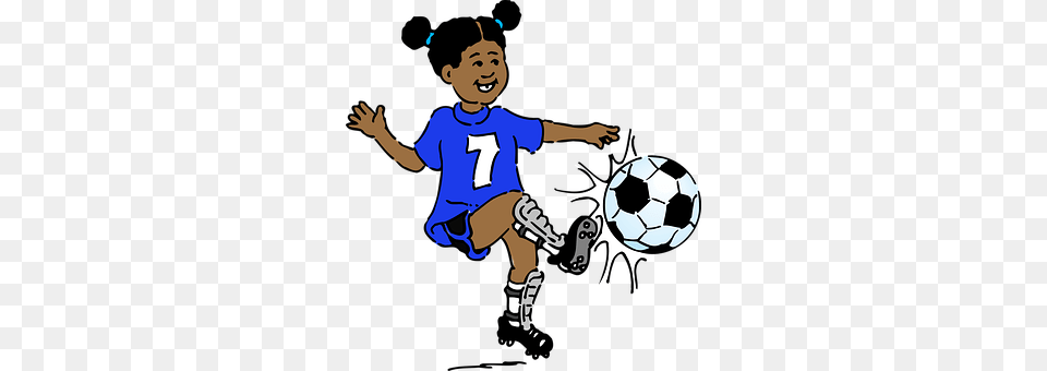 Girl Sport, Ball, Football, Soccer Ball Free Png
