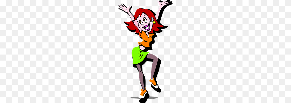 Girl Person, Cartoon, Performer, Book Free Png Download