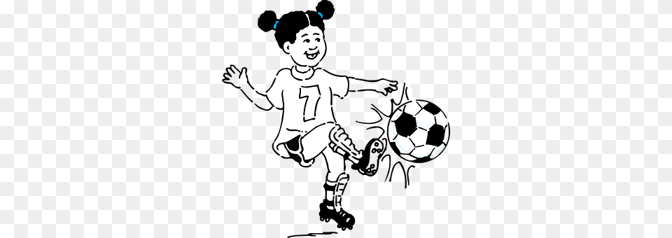 Girl Ball, Sport, Football, Soccer Ball Png Image