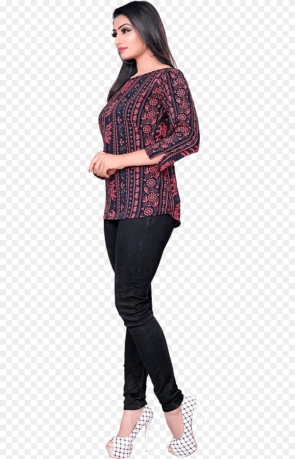 Girl, Blouse, Clothing, Shoe, Footwear Free Png