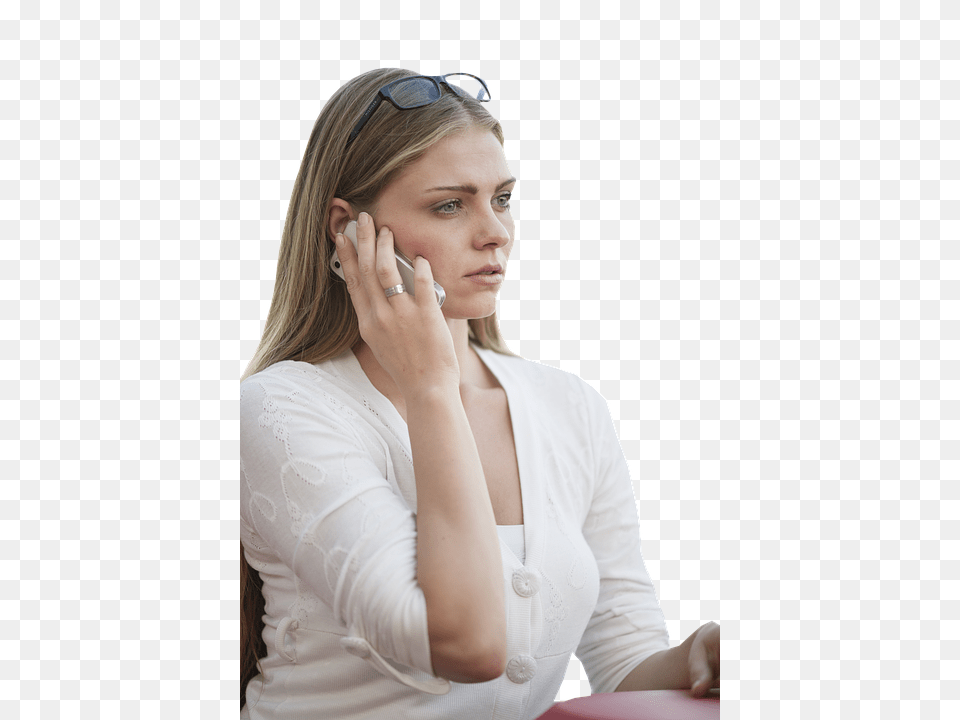 Girl Woman, Person, Mobile Phone, Hand Png Image