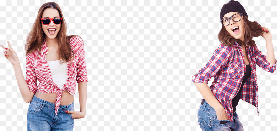 Girl, Jeans, Sleeve, Clothing, Pants Free Png Download