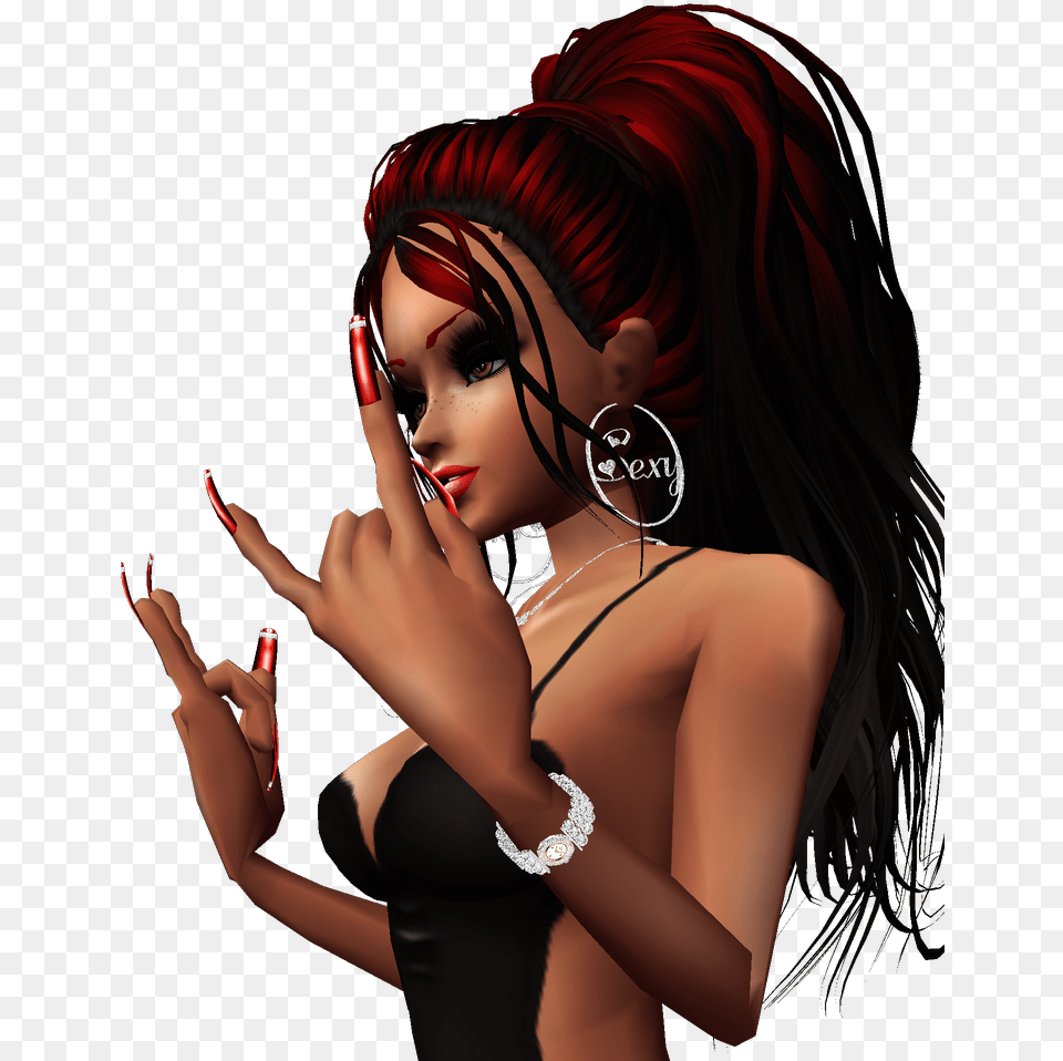 Girl, Adult, Person, Hand, Finger Free Png Download