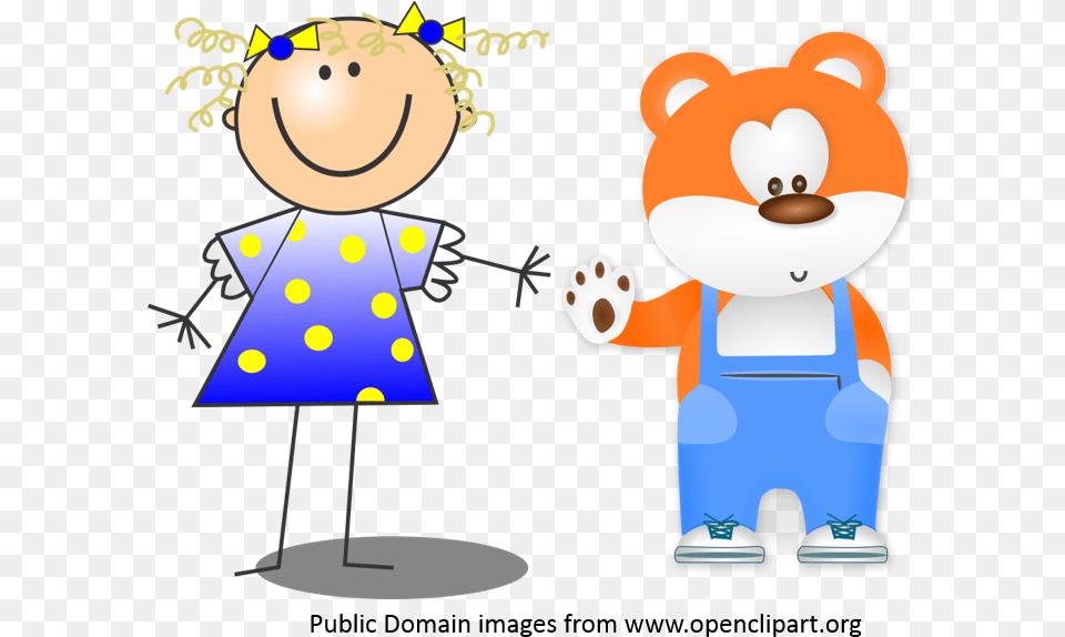 Girl And Bear Funny Thoughts On Birthday, Animal, Mammal, Wildlife Free Png