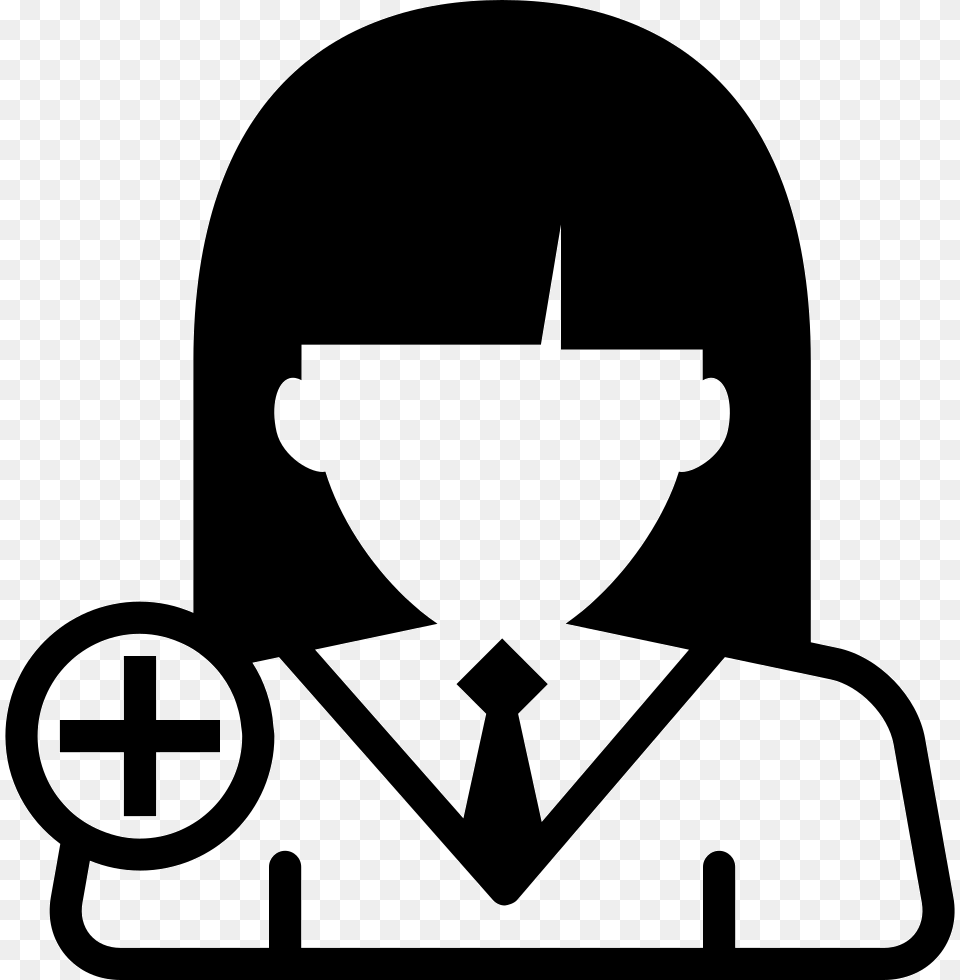 Girl Black And White Clipart, Stencil, Logo, People, Person Free Transparent Png