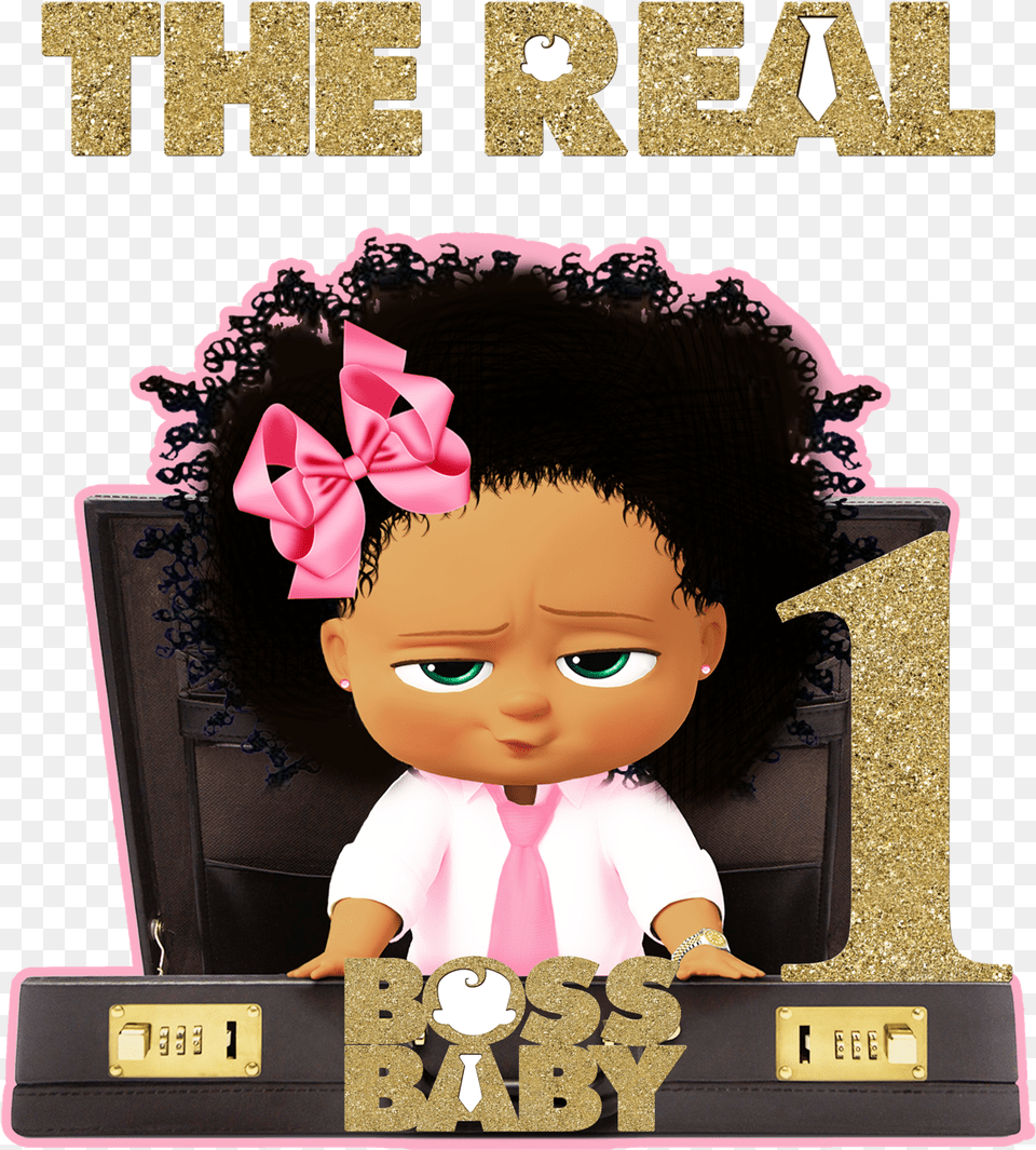 Girl Boss Baby Centerpieces, Doll, Toy, Face, Head Free Transparent Png