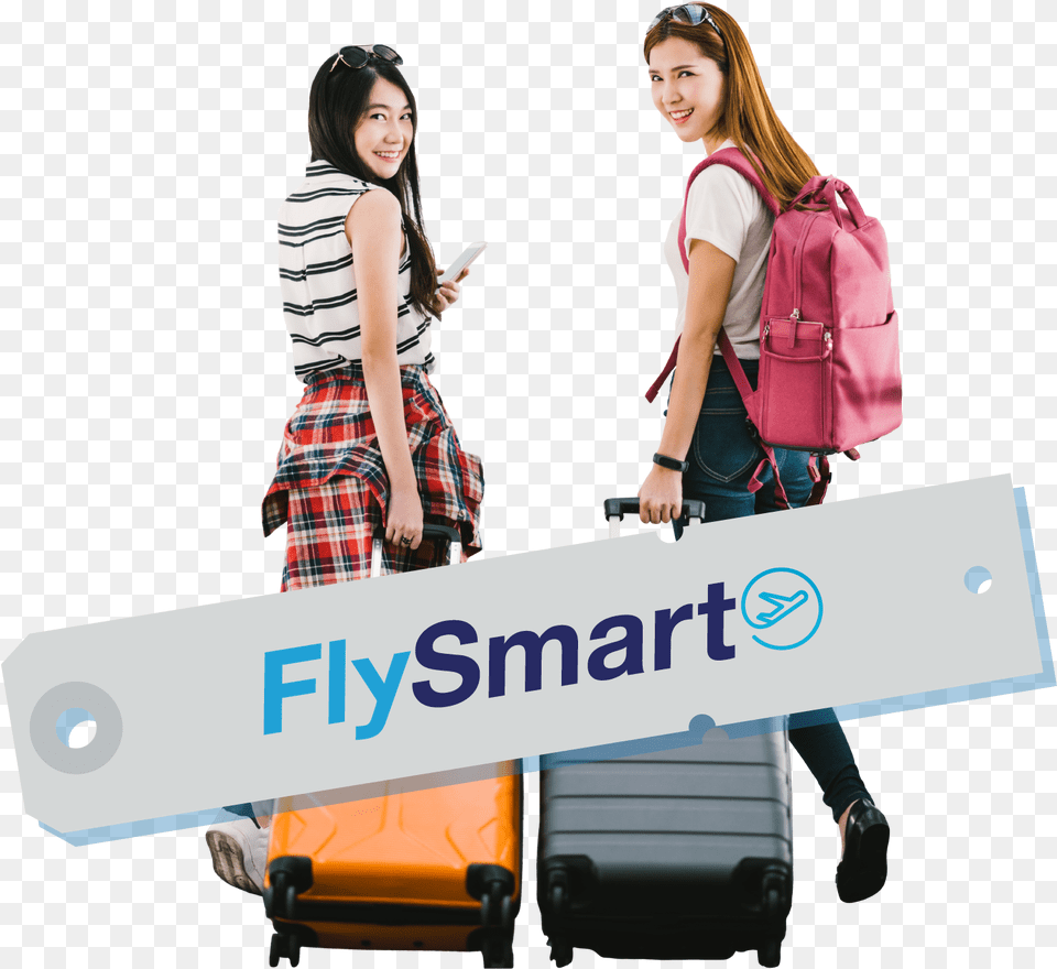 Girl Carrying A Travel Bag, Adult, Woman, Female, Person Free Transparent Png