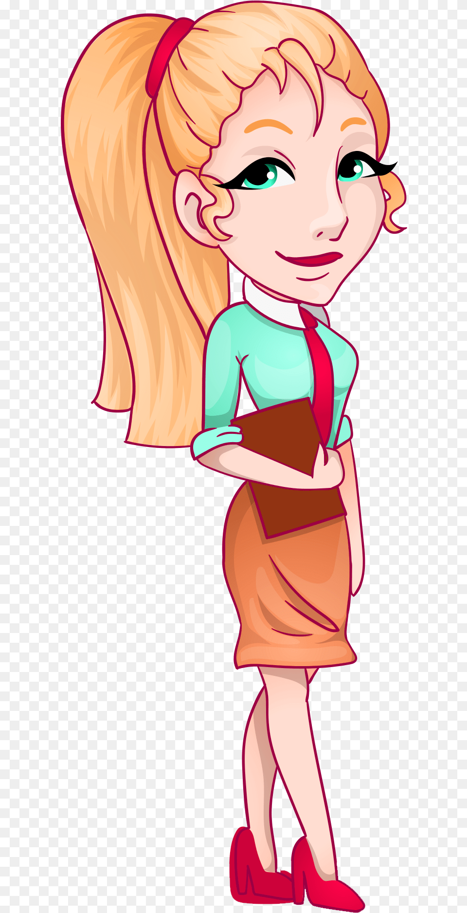 Girl Cartoon Images, Book, Comics, Publication, Person Free Transparent Png