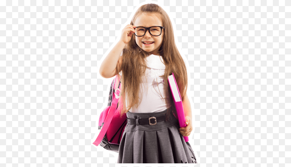 Girl Child Girl, Accessories, Bag, Smile, Person Png Image