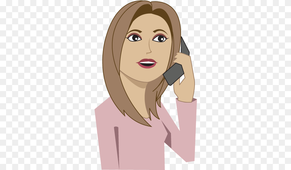 Girl Clip Art Library Woman Phone Call Clipart, Adult, Person, Female, Face Free Png