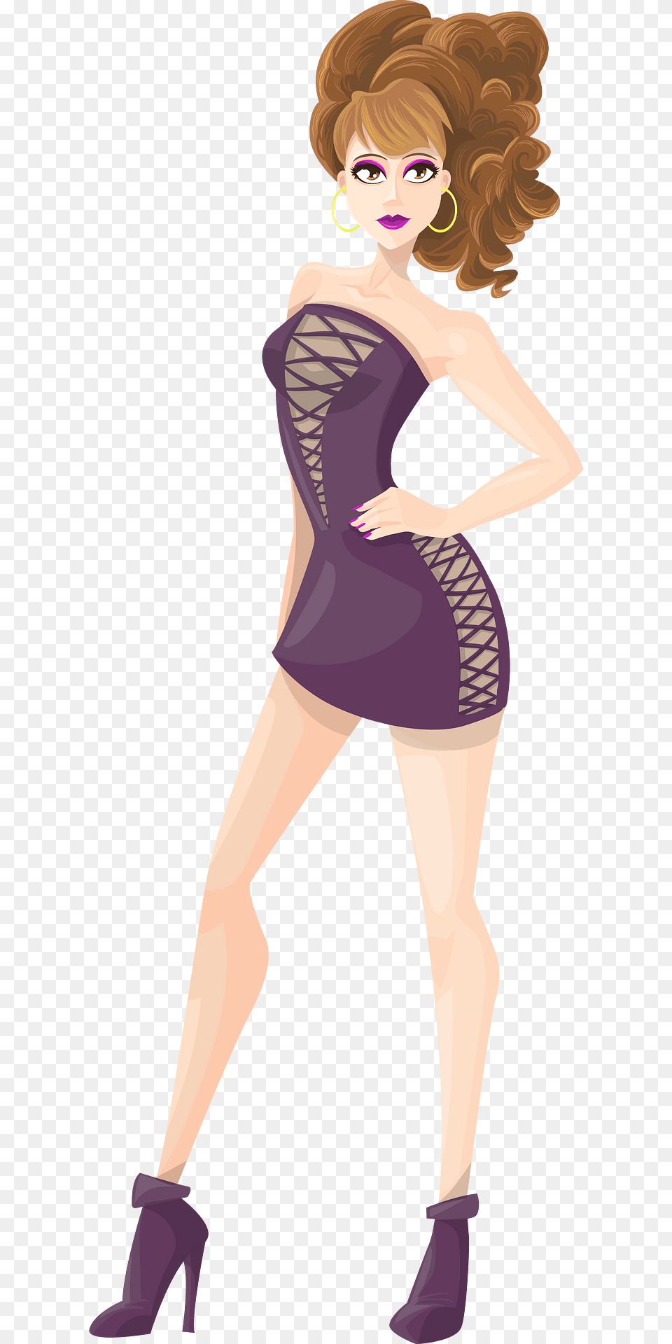 Girl Clipart, Clothing, Dress, Adult, Shoe Png