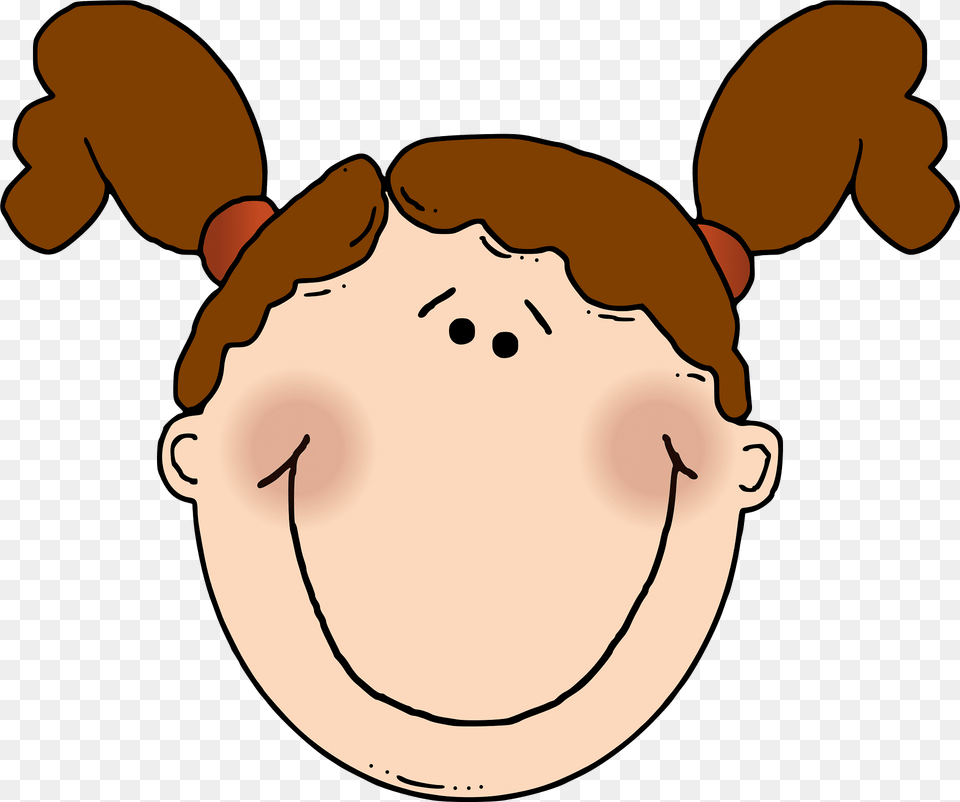 Girl Clipart, Face, Head, Person, Baby Png