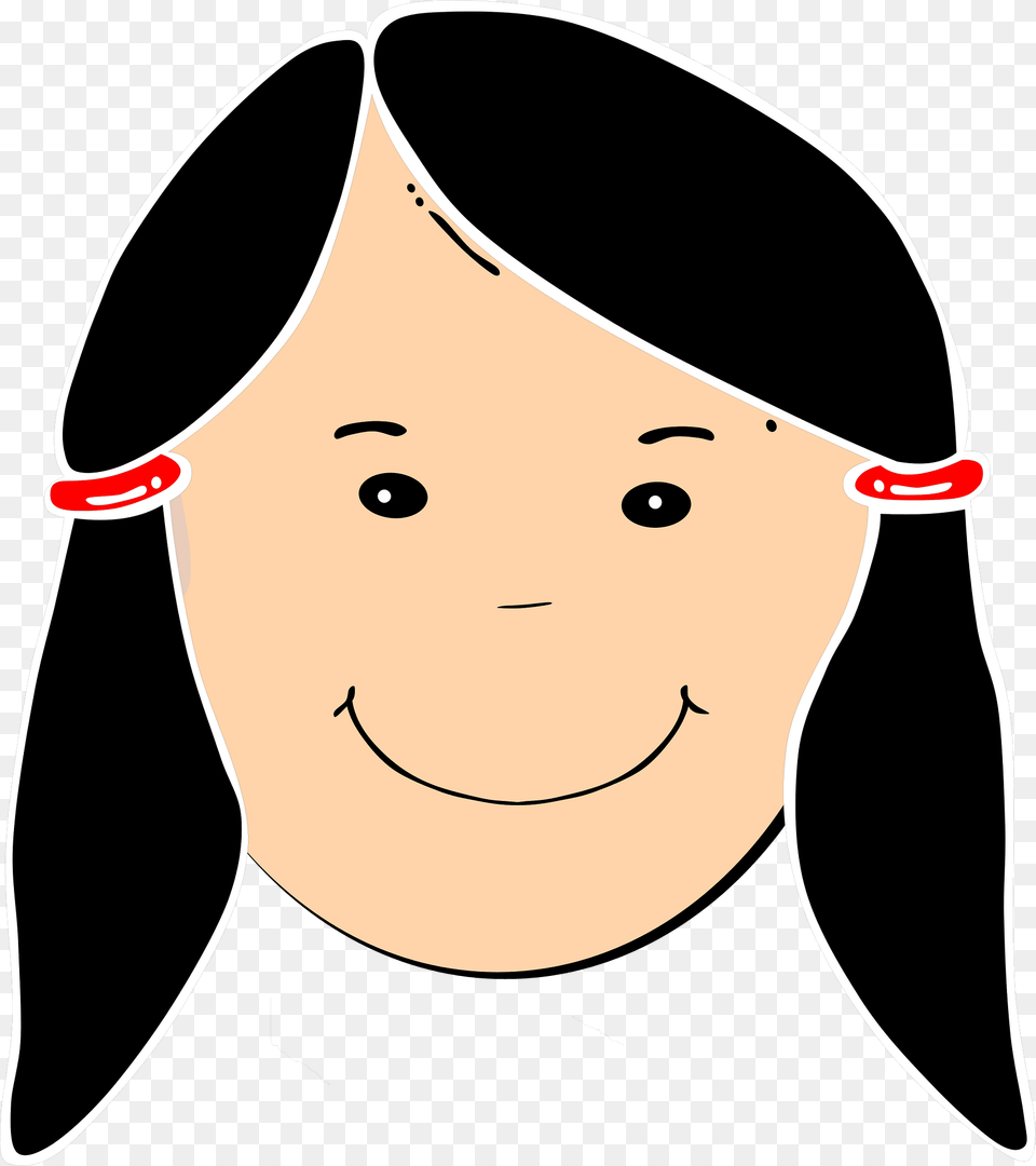 Girl Clipart, Person, Head, Face, Baby Free Png Download