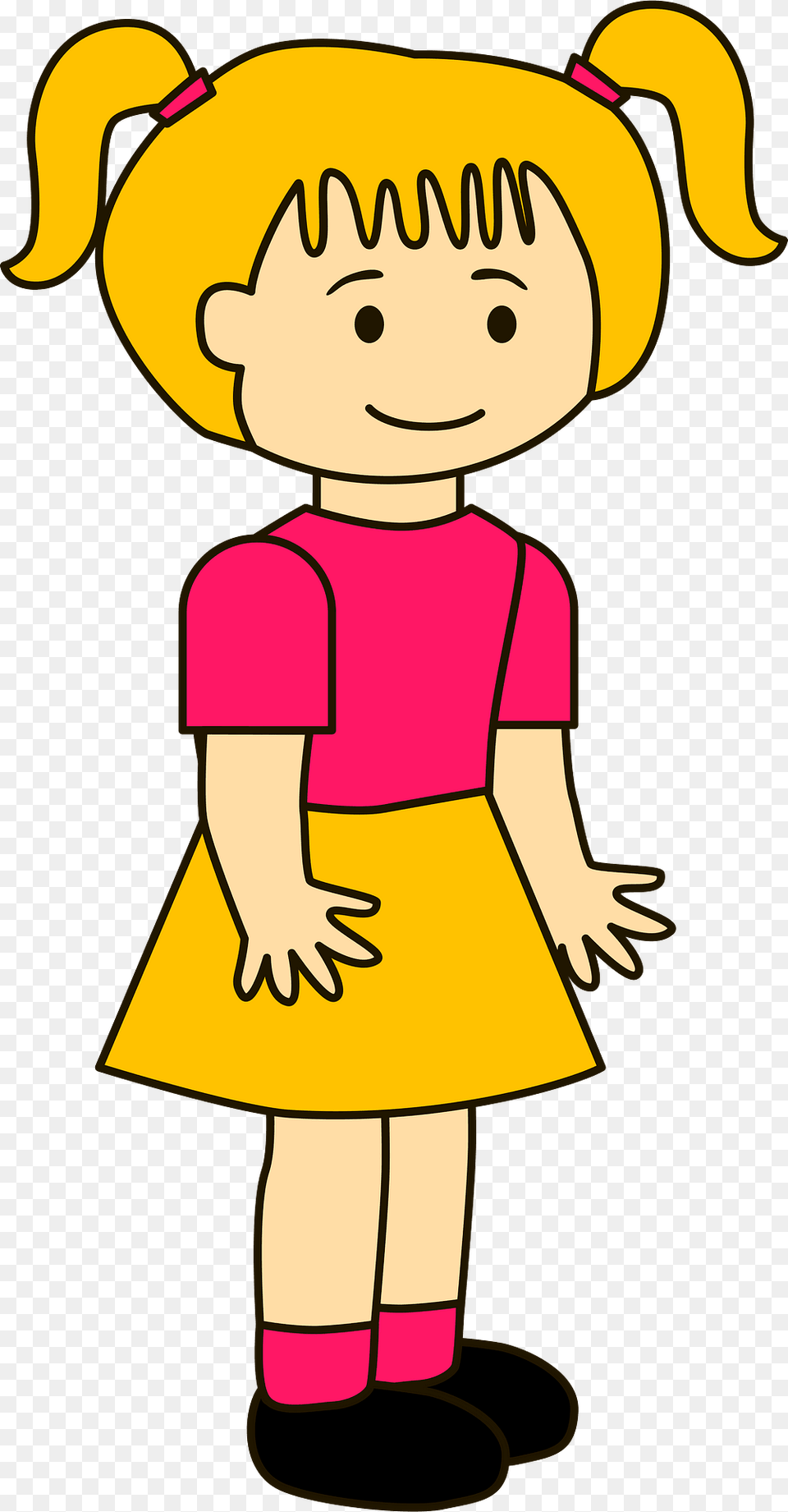 Girl Clipart, Book, Comics, Publication, Baby Free Png