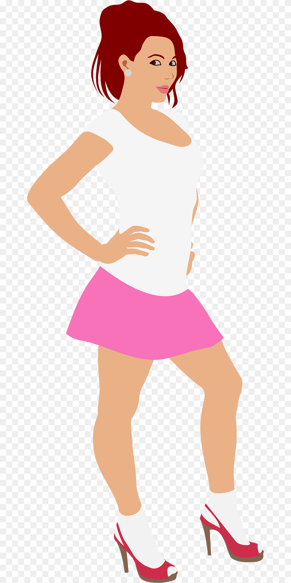 Girl Clipart, Clothing, Skirt, Adult, Person Free Transparent Png