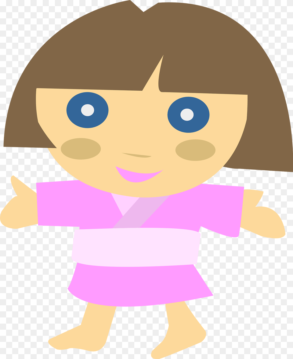 Girl Clipart, Baby, Person, Clothing, Dress Free Png