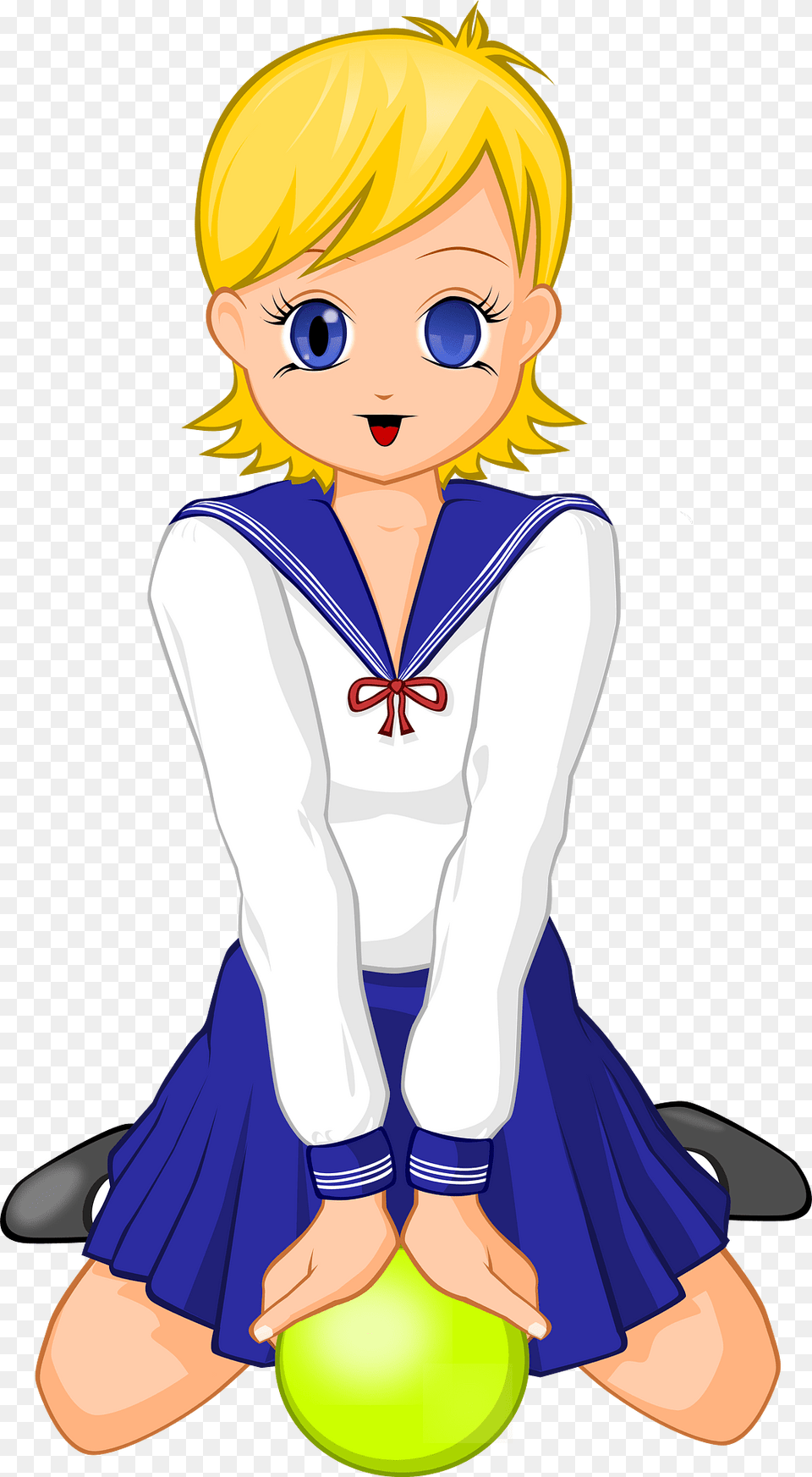 Girl Clipart, Book, Comics, Publication, Baby Png Image