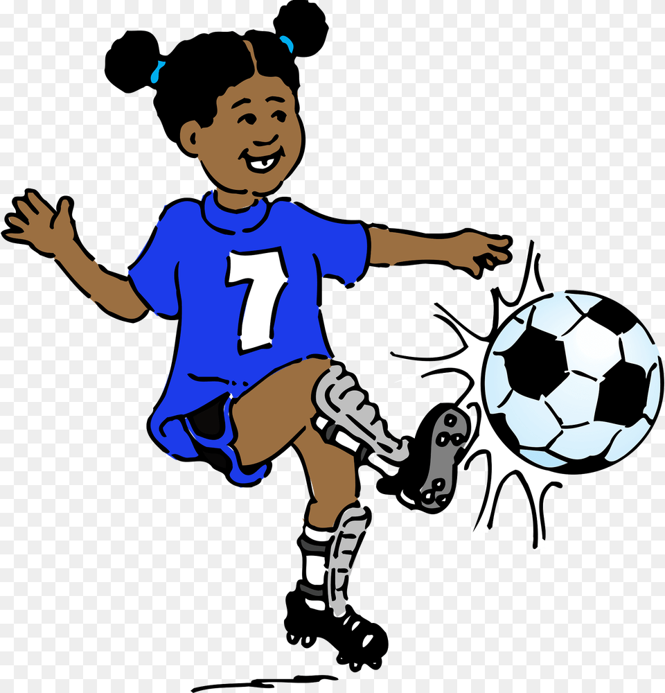Girl Clipart, Sport, Ball, Soccer Ball, Football Free Transparent Png