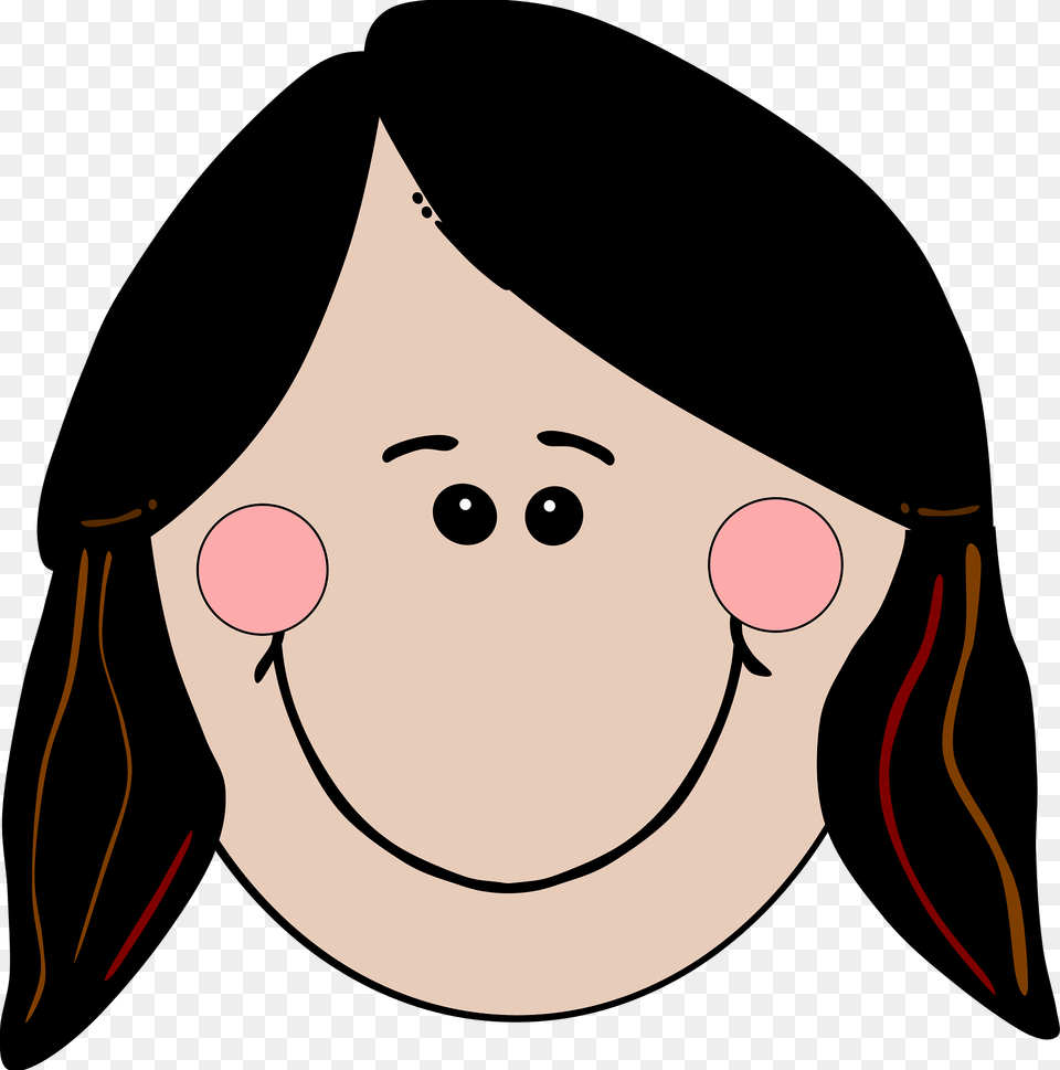 Girl Clipart, Person, Face, Head, People Png