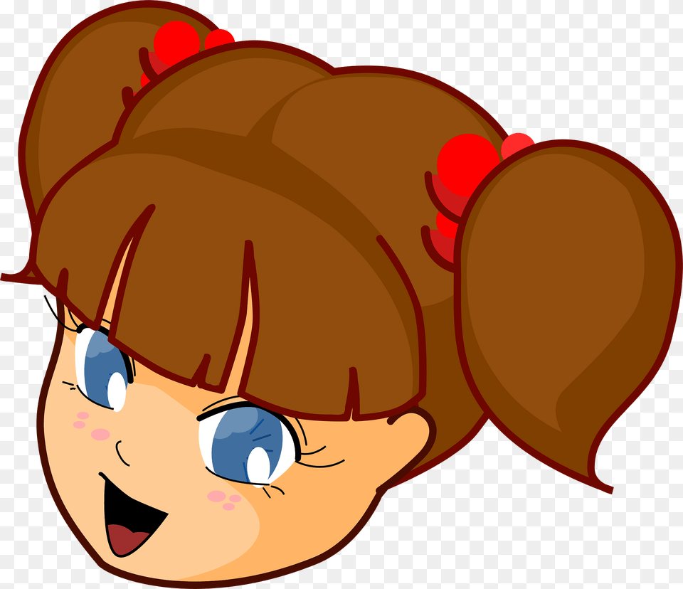 Girl Clipart, Baby, Person, Cartoon, Face Free Png Download
