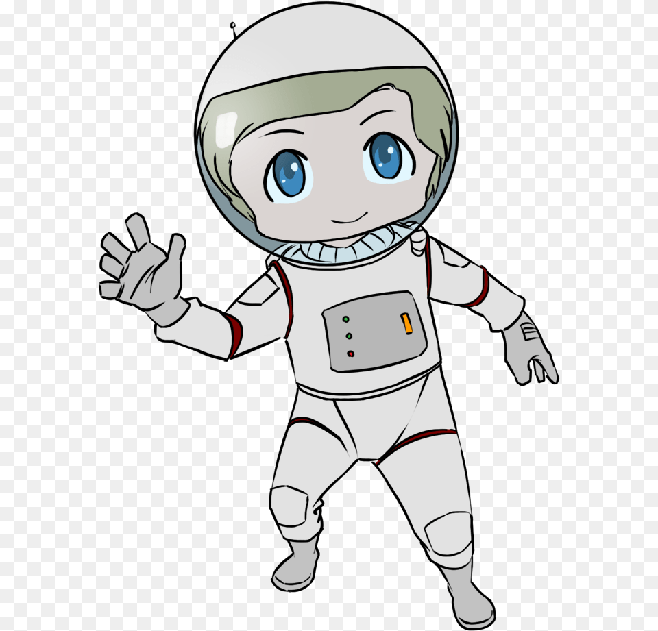 Girl Clipart Astronaut Kid Astronaut Clipart Transparent Background, Baby, Book, Comics, Person Png Image