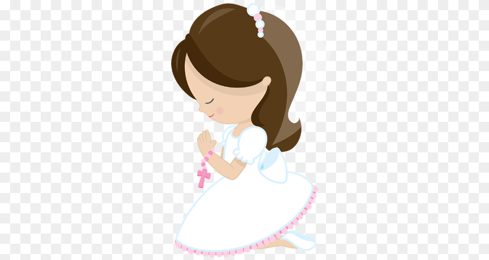 Girl Clipart Communion, Dancing, Leisure Activities, Person, Baby Free Transparent Png